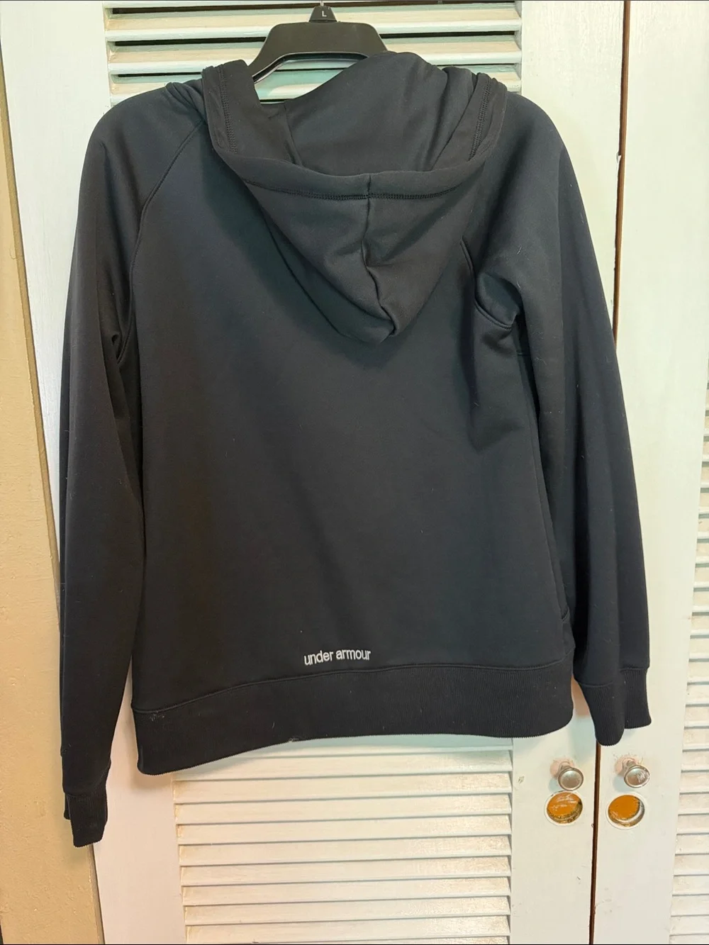 Under Armour Black Hooded Full Zip Sweatshirt